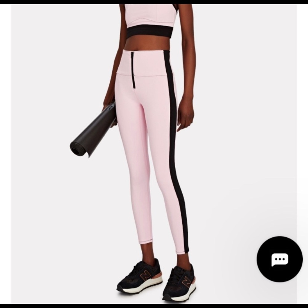 Solid & Striped Sport Zip Up Legging